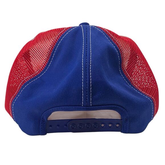 VTG Jacques Seeds Red White & Blue Hat Snapback Cap USA K-Brand Trucker (H6) - Picture 5 of 9